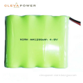 Nimh aa battery pack 1200mAh 4.8V for cordless phone